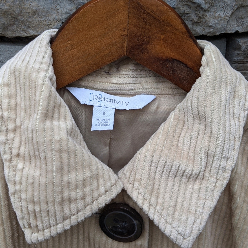 Relativity Corduroy Jacket With Button Closure - image 4